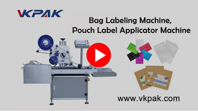 Stroj za označavanje vrećica, Stroj za nanošenje etiketa za vrećice