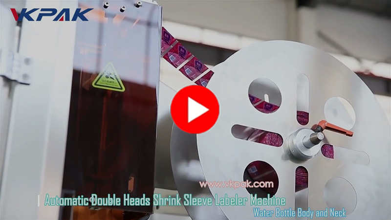 VK-SSL Automatski stroj za označavanje skupljajućim omotom za bocu vode