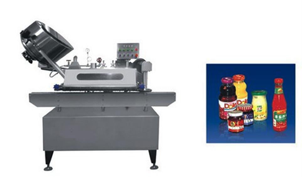 Button-controlled system glass Jar twist off Steam Capper equipment vacuum capping machine for sauce gumbom upravljani vakuumski stroj za zatvaranje twist off.jpg