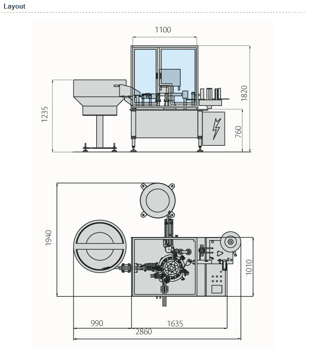 high speed syringe filling closer pharmaceutical equipment izgled stroja za zatvaranje punjenja.jpg