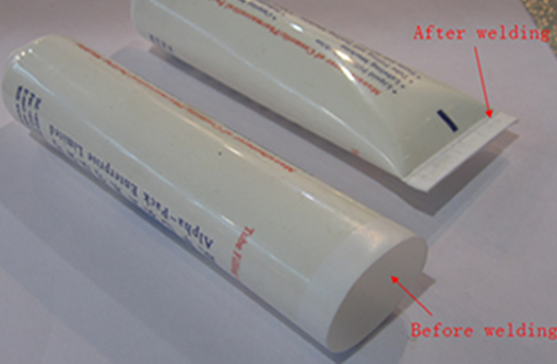 welding samples by ultrasonic tube sealer uzorci zavarivanja ultrazvučnim zatvaračem cijevi.jpg